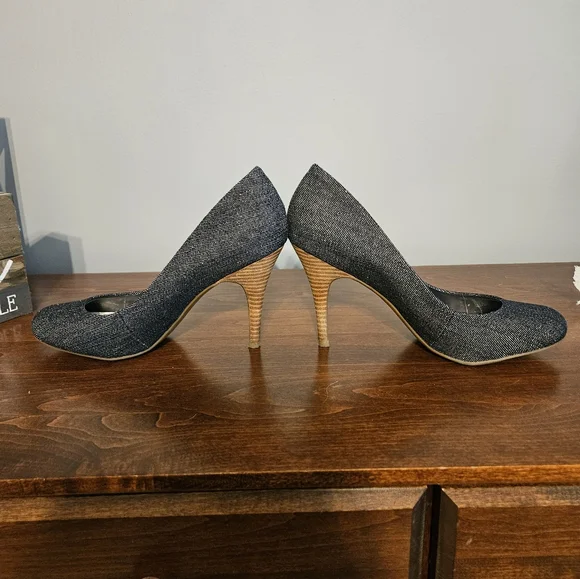 Jessica Simpson denim pumps Oscar - Picture 1 of 9